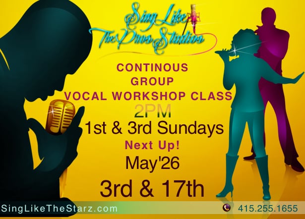Sing Like The Pros! @ Sing Like The Starz Studios Grp SLS Singing Voice Workshop
